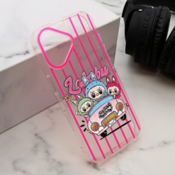 Futrola za iPhone 16 leđa Print Labubu - pink