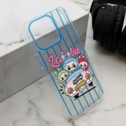 Futrola za iPhone 16 Pro leđa Print Labubu - plava