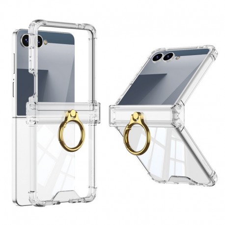 Futrola za Samsung Galaxy Z Flip 7/Flip7 leđa Ring lines II - providna